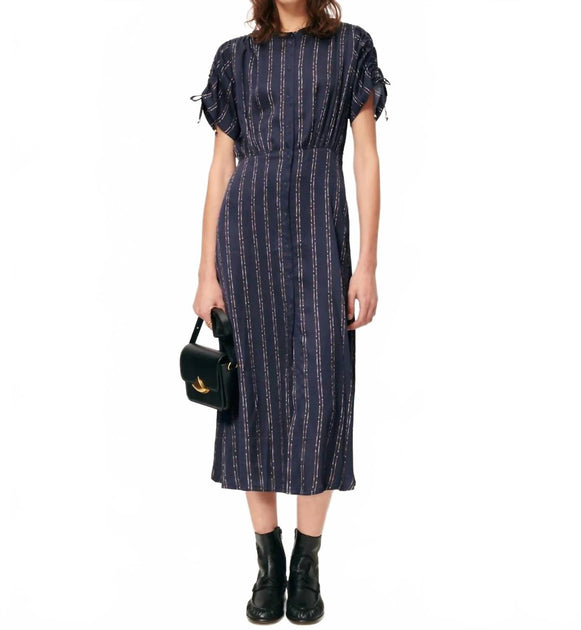 Sessun Nolong Dress Blue Medium 2