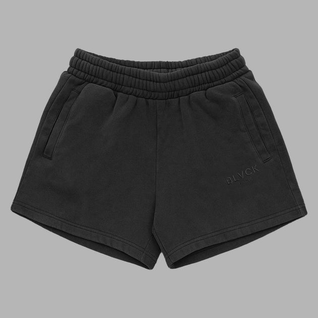 Blvck Acid Wash Mini Shorts Schwarz Medium 4