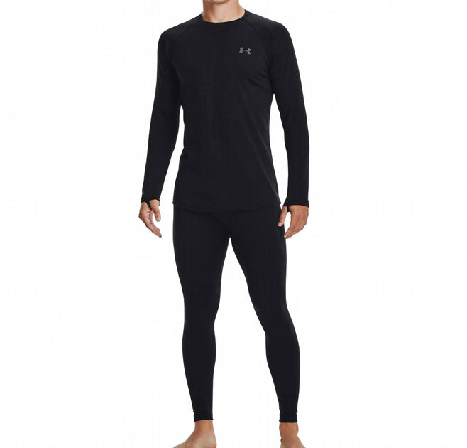 Under Armour Base 3.0 Crew Top Black Small 4