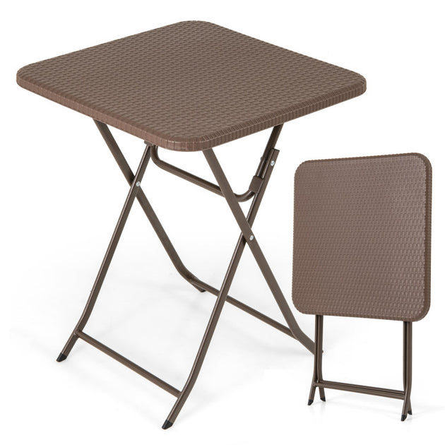 Hivvago Folding Picnic Table Coffee 2