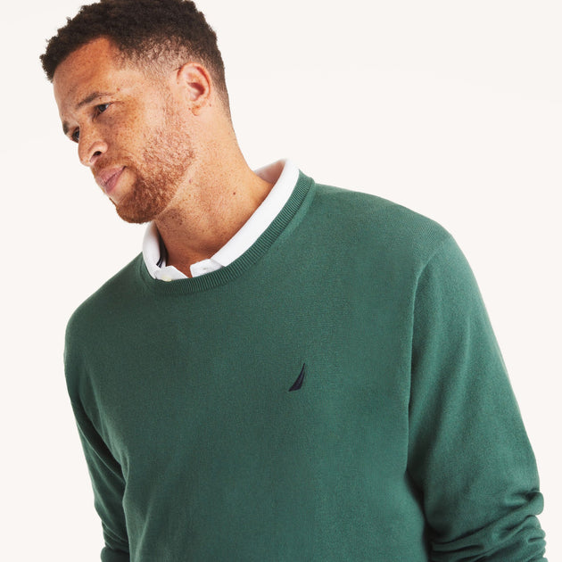Nautica Navtech Crewneck Sweater Green 5XLarge 3