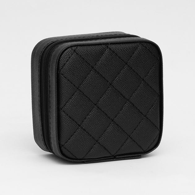 FASHNZFAB Square Jewelry Box Black 6