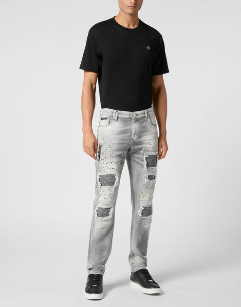 Philipp Plein Rock Star Denim Trousers Multi 31 4
