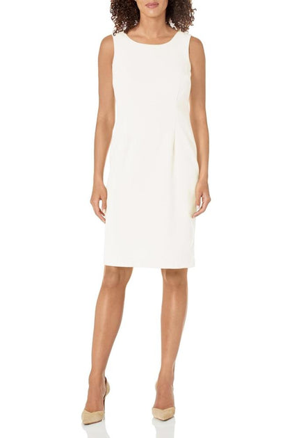 TRUEDAMES Plus Trench Jacket and Sheath Dress Set White US 22 3