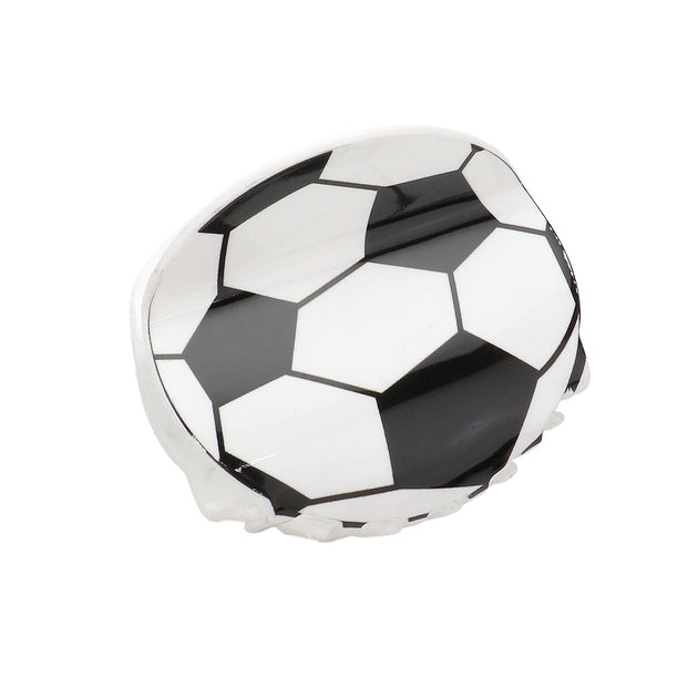 FASHNZFAB Soccer Ball Hair Claw Clip Multi 3
