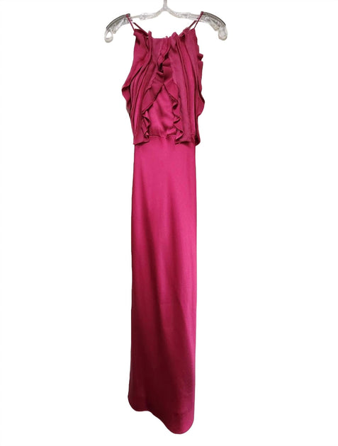 Jason Wu Crepe-Back Satin Gown Pink US 8 2