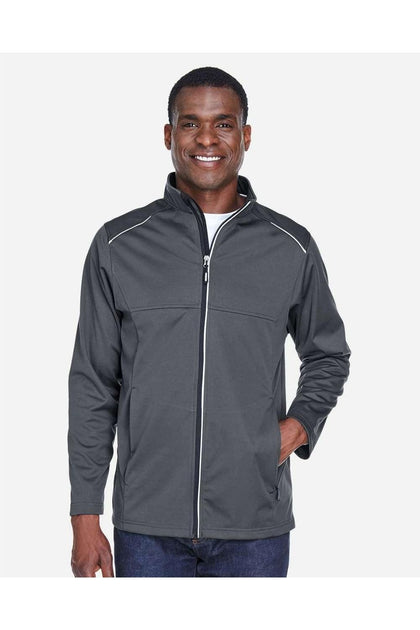 CORE365 Techno Lite Three-Layer Knit Tech-Shell Blue Large 4