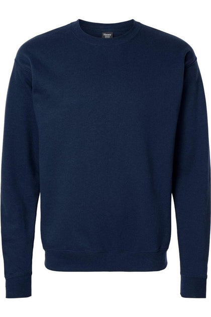 Hanes Perfect Fleece Crewneck Sweatshirt Blau Medium 2