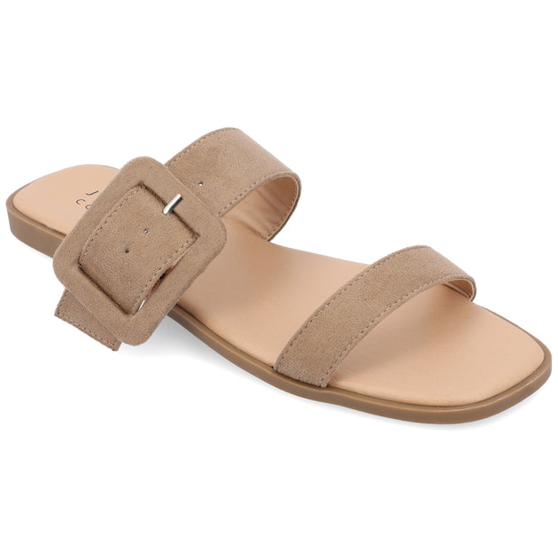Journee Collection Kerris Sandals Beige US 7 2