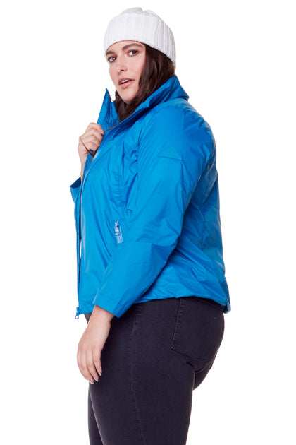 Alpine Pelly Plus Women's Ultralight Windshell Jacket Blue 2X 3