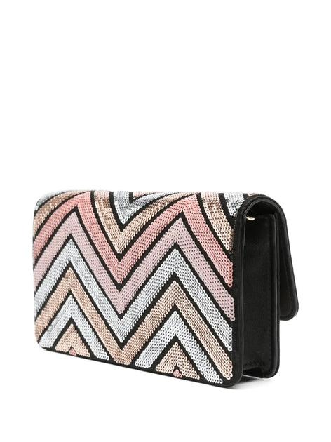 Missoni Textured Woven Bag Silver 4