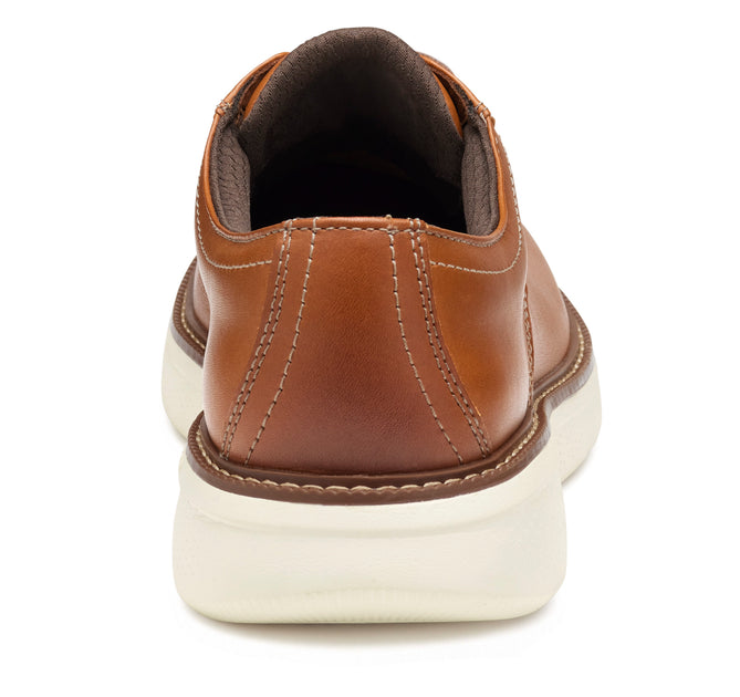 Johnston & Murphy Colson Plain Toe Lace-Up Shoe Brown 10.5 4