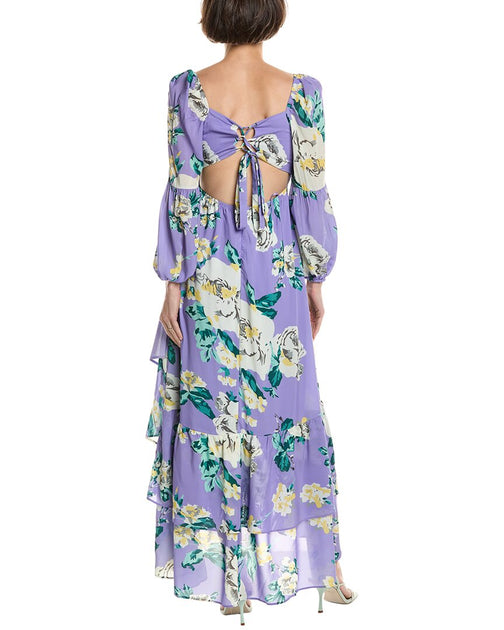 MARION High-Low Maxi Dress Multi Medium 3