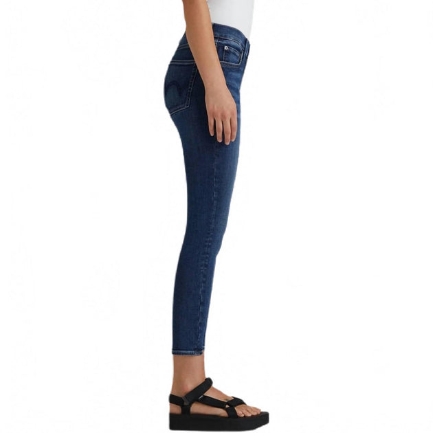 EDWIN Pixie Crop Skinny Jeans Blue 26 3