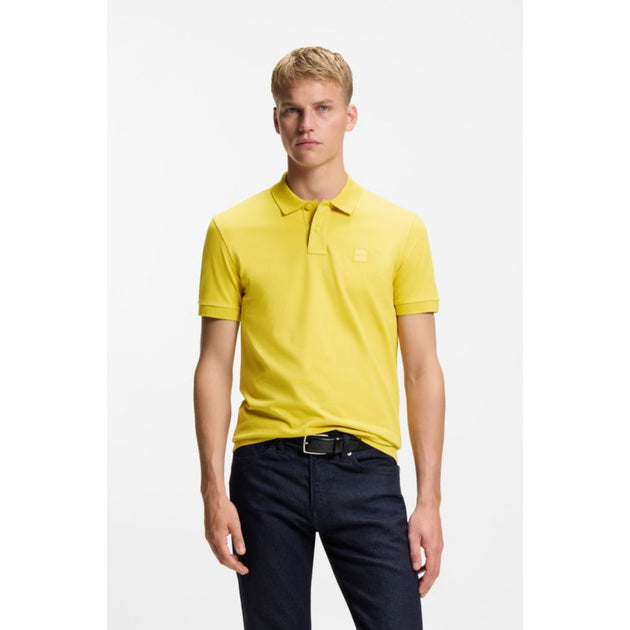 Boss Polo à Logo Jaune XXL 4