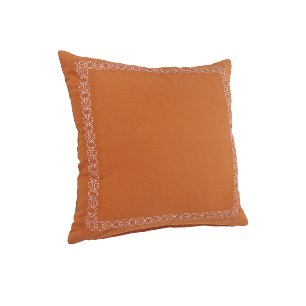 Hivvago Square Decorative Pillow Orange 50x50cm 4