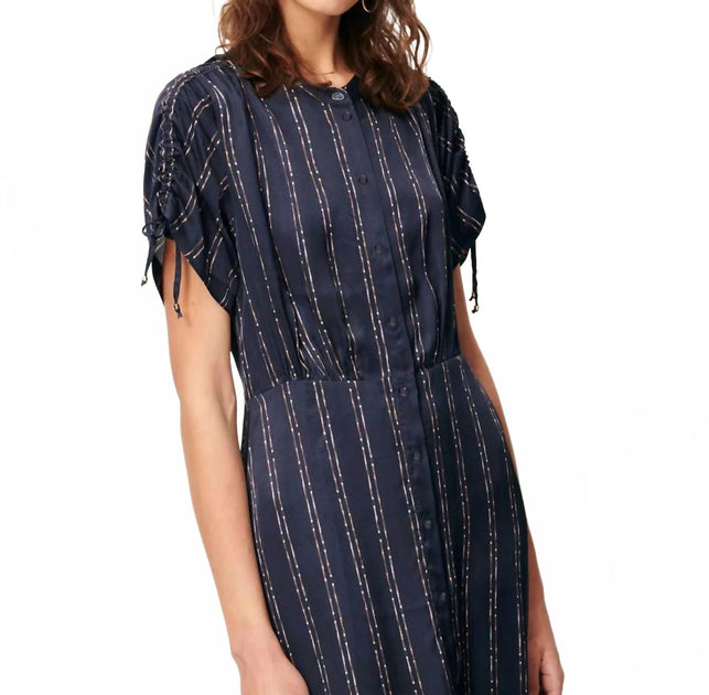 Sessun Nolong Dress Blue Medium 4