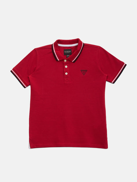 Guess Factory Allen Polo Red US 10 4