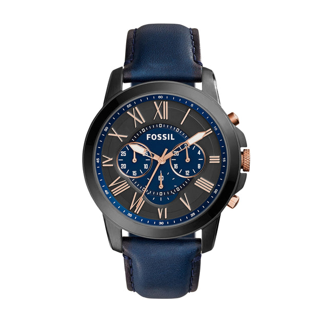 Fossil Grant Chronograph Watch Blue 3
