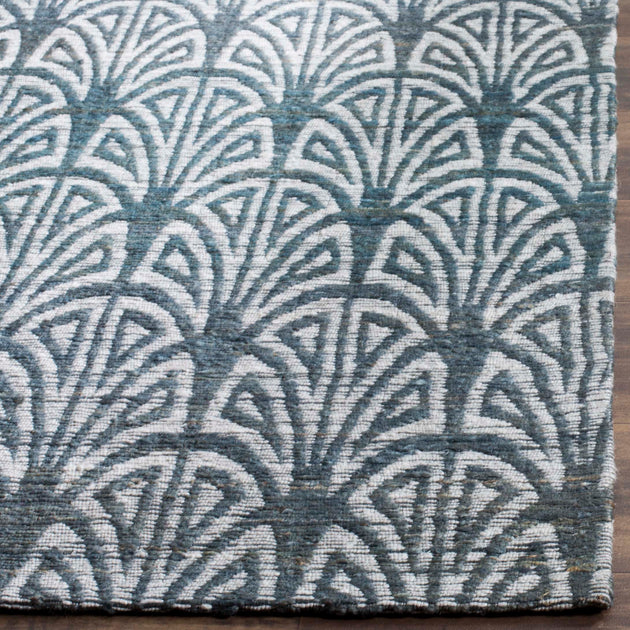 Safavieh Cape Cod handgefertigter Teppich, Schiefer / Elfenbein 4