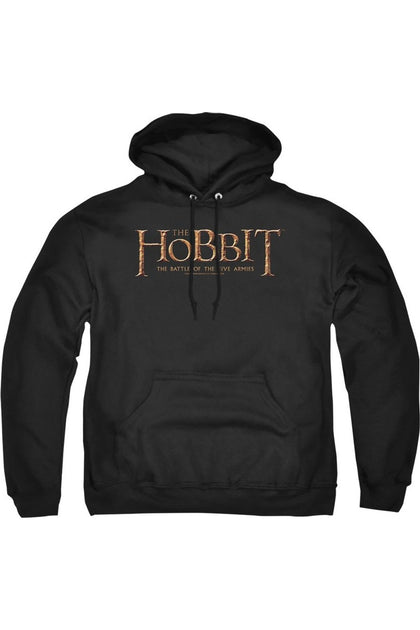 Gildan Hobbit Logo Adult Pullover Hoodie Black 4XLarge 2