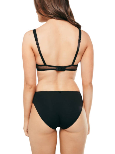 Louisa Bracq Claddagh Underwire Bra Black 34E 3