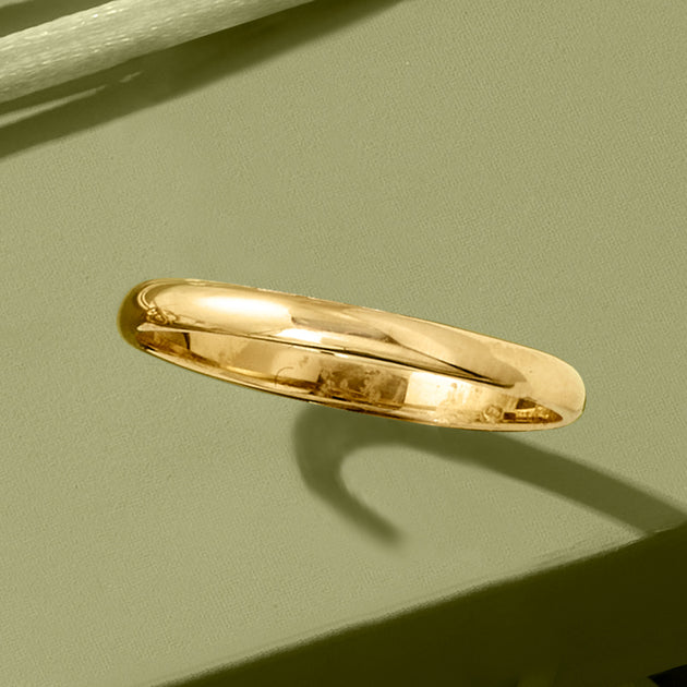 Ross-Simons RS Pure 14kt Yellow Gold Ring US 5 4