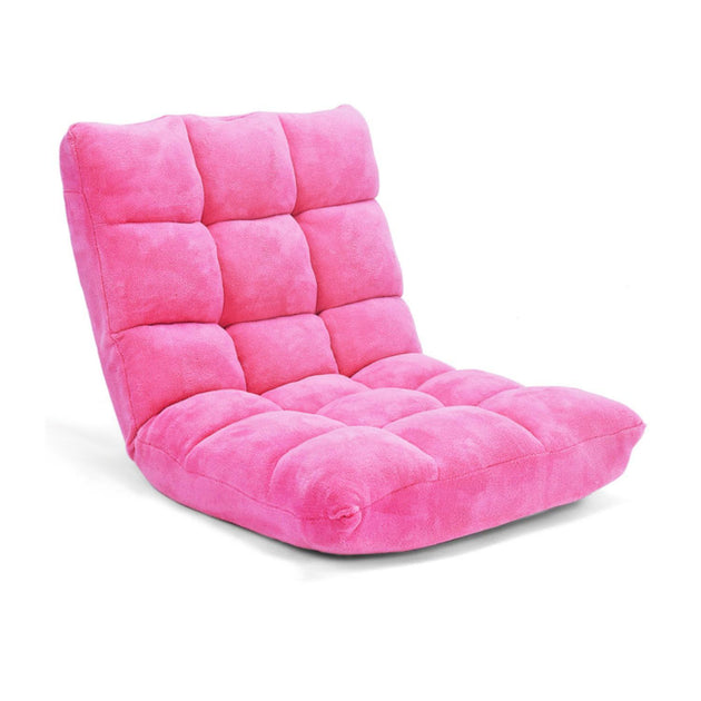 Hivvago Adjustable Floor Chair Pink 2