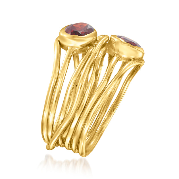 Ross-Simons Garnet Highway Ring Red US 7 4