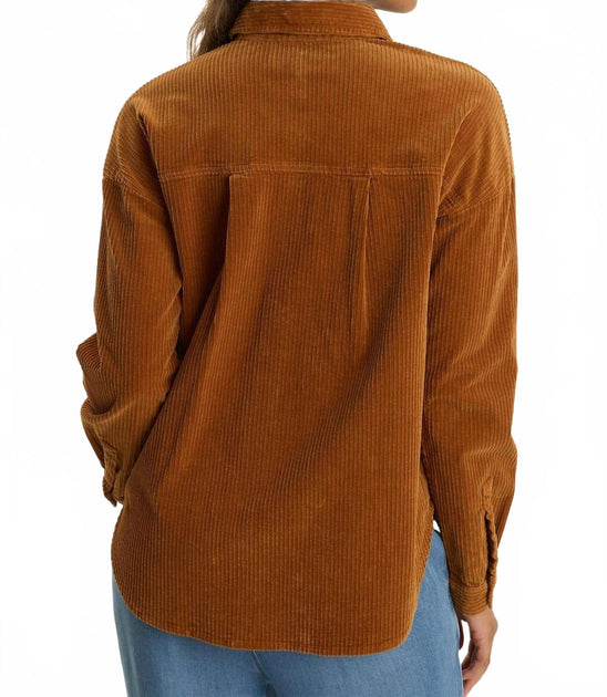 XCVI Smithson Corduroy Shacket Multi Small 3