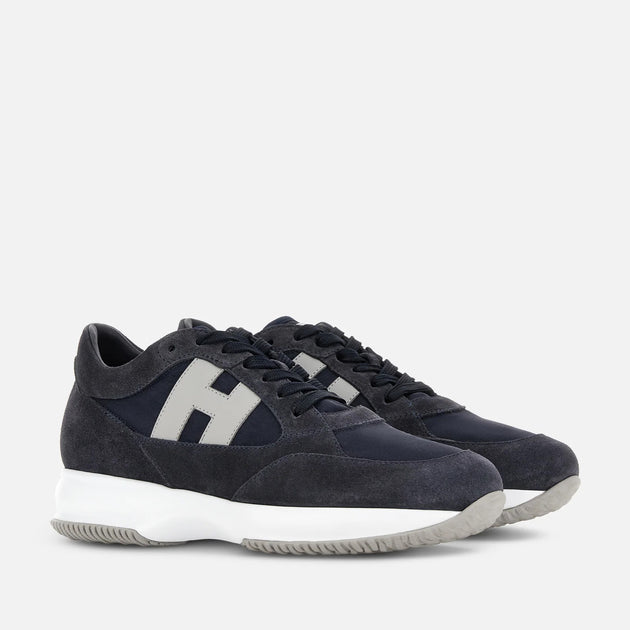 Hogan Interactive Lace-Up Sneakers Black UK 9 3