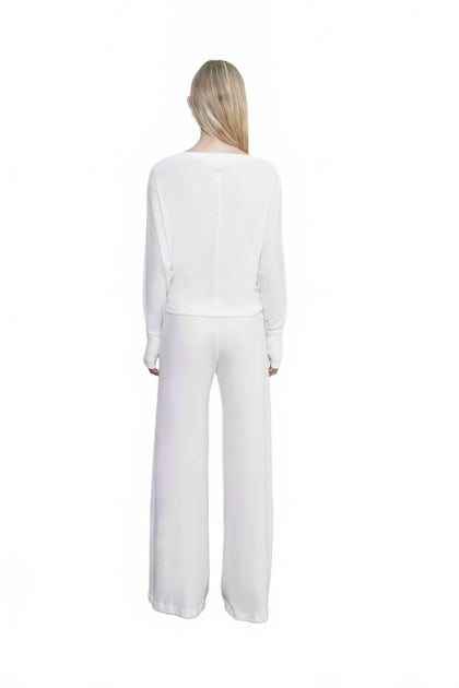 Enza Costa Drawcord Pant White Medium 3