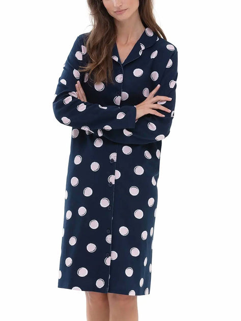 Mey Sabina Sleepshirt Blue Medium 2