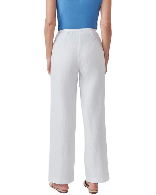 J.McLaughlin Kilian Linen Pant White US 6 3