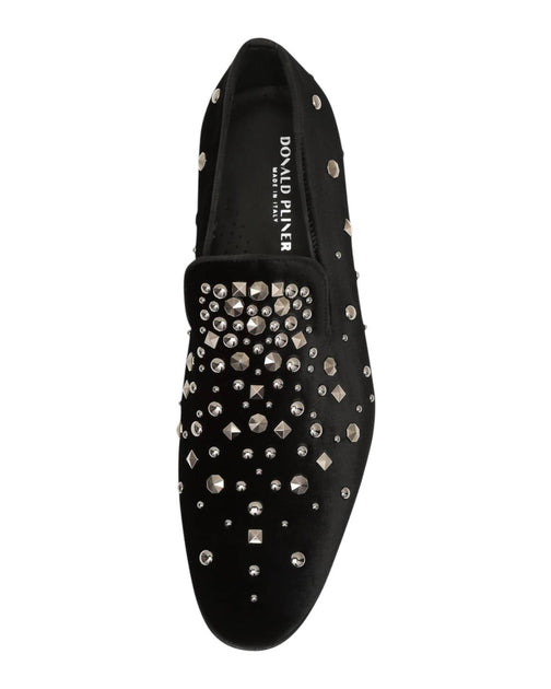 Donald Pliner Spencer Velvet Loafer Black 14 4