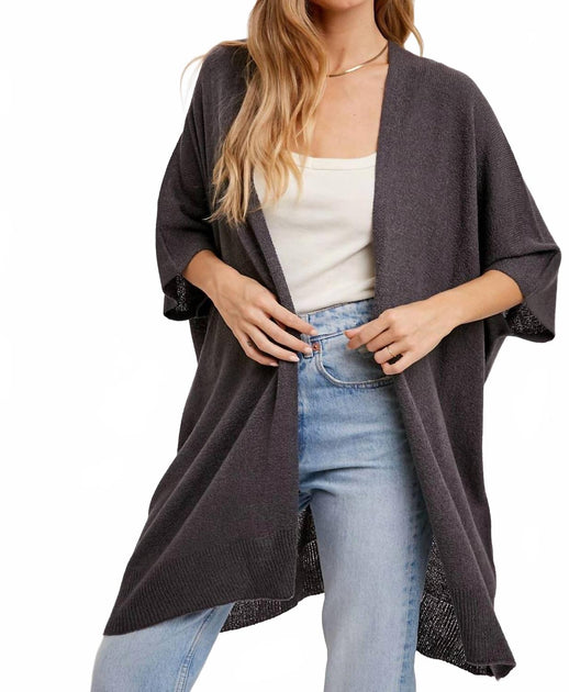 BluIvy Ayla Cardigan Gris M/L 2