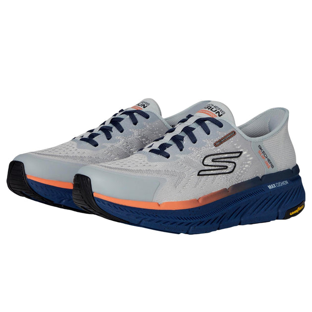 Skechers Men’s Sz 10 Slip-ins Max Cushioning Premier Gray/Wht Running Shoes NW0B Skechers Men main image 4