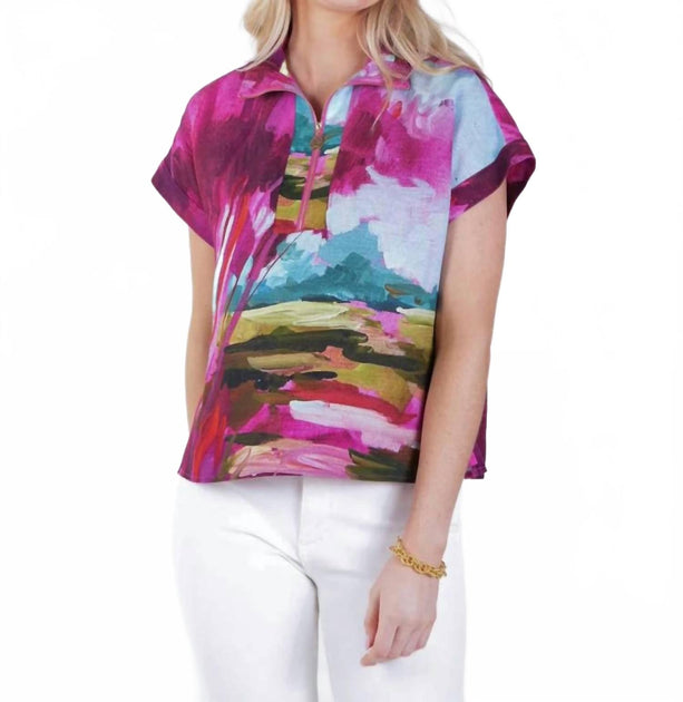 Emily McCarthy Poppy Pullover Top Multi XXS 2