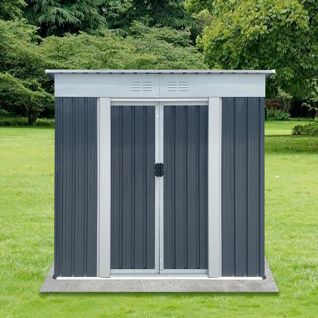 Streamdale Outdoor Storage Shed 6FTx4FT Grey 2