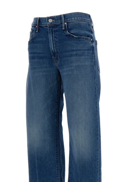 Mother Mid-Rise Wide-Leg Jeans Blue 25 4