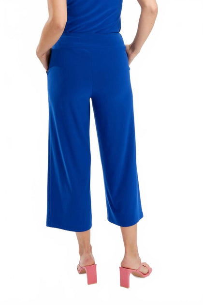 Frank Lyman Strickweite Cropped Hose Blau US 8 3