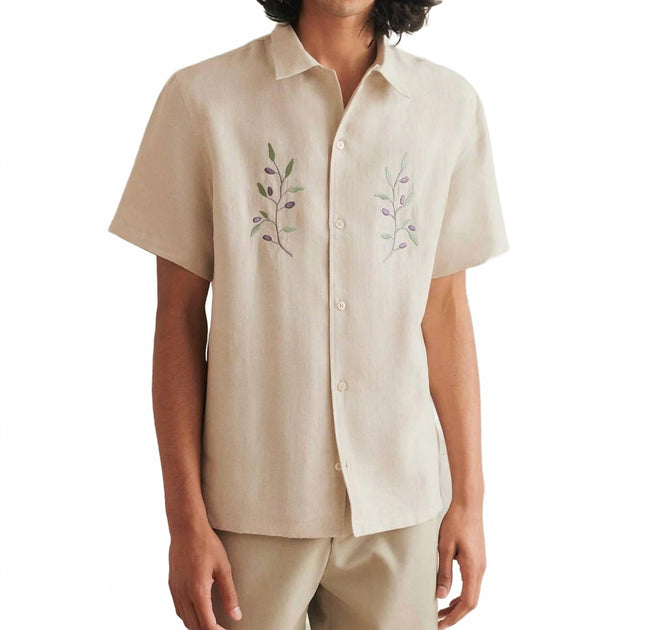De Bonne Facture Camp Collar Embroidered Shirt Multi XXL 2