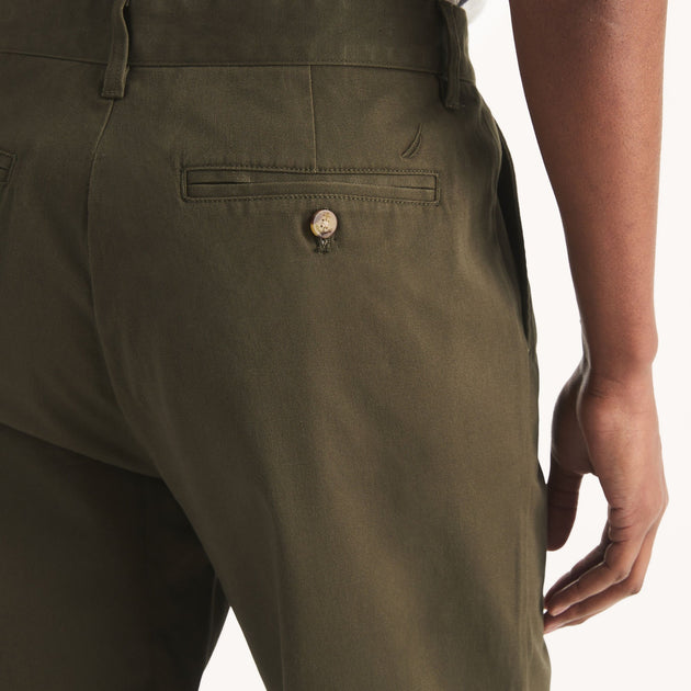 Pantalon Twill Classic Fit Nautica Gris 36x30 4