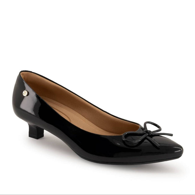 Andrea Women Kitten Heel Pump Black US 7 2