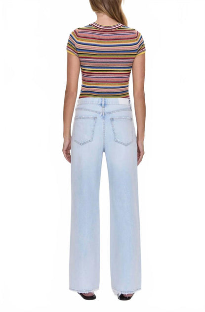 PISTOLA Hendrix High Rise Baggy Jeans Blue 30 3