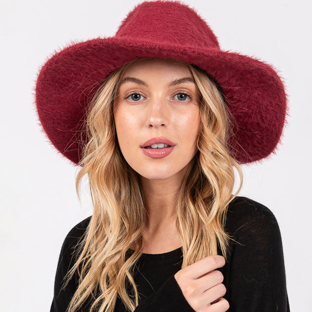 FASHNZFAB Fedora Hat Black One Size 4