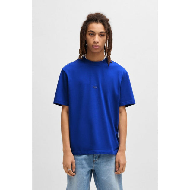 Hugo Boss Cotton-jersey T-shirt Blue Medium 4