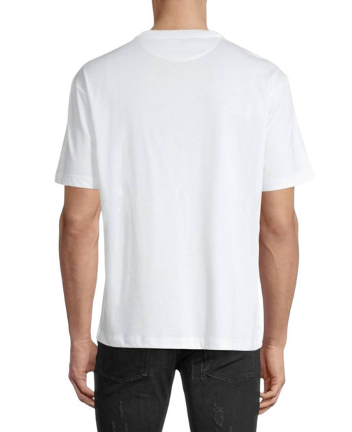Bally Herren Kurzarm T-Shirt mit Brusttasche Beige XXLarge 3