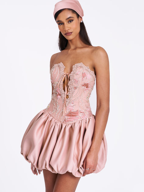 Miss Circle Palesa Mini Dress Pink Medium 4