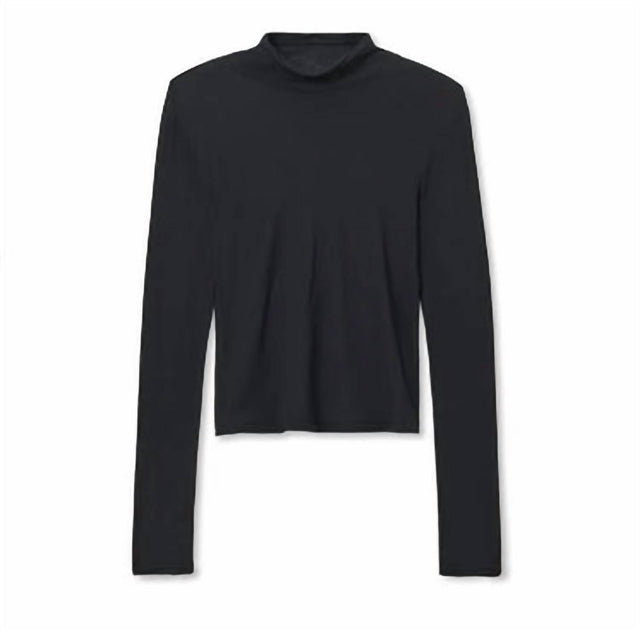 PERFECTWHITETEE Kim Tee Long Sleeve Black Medium 4